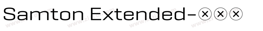 Samton Extended字体转换